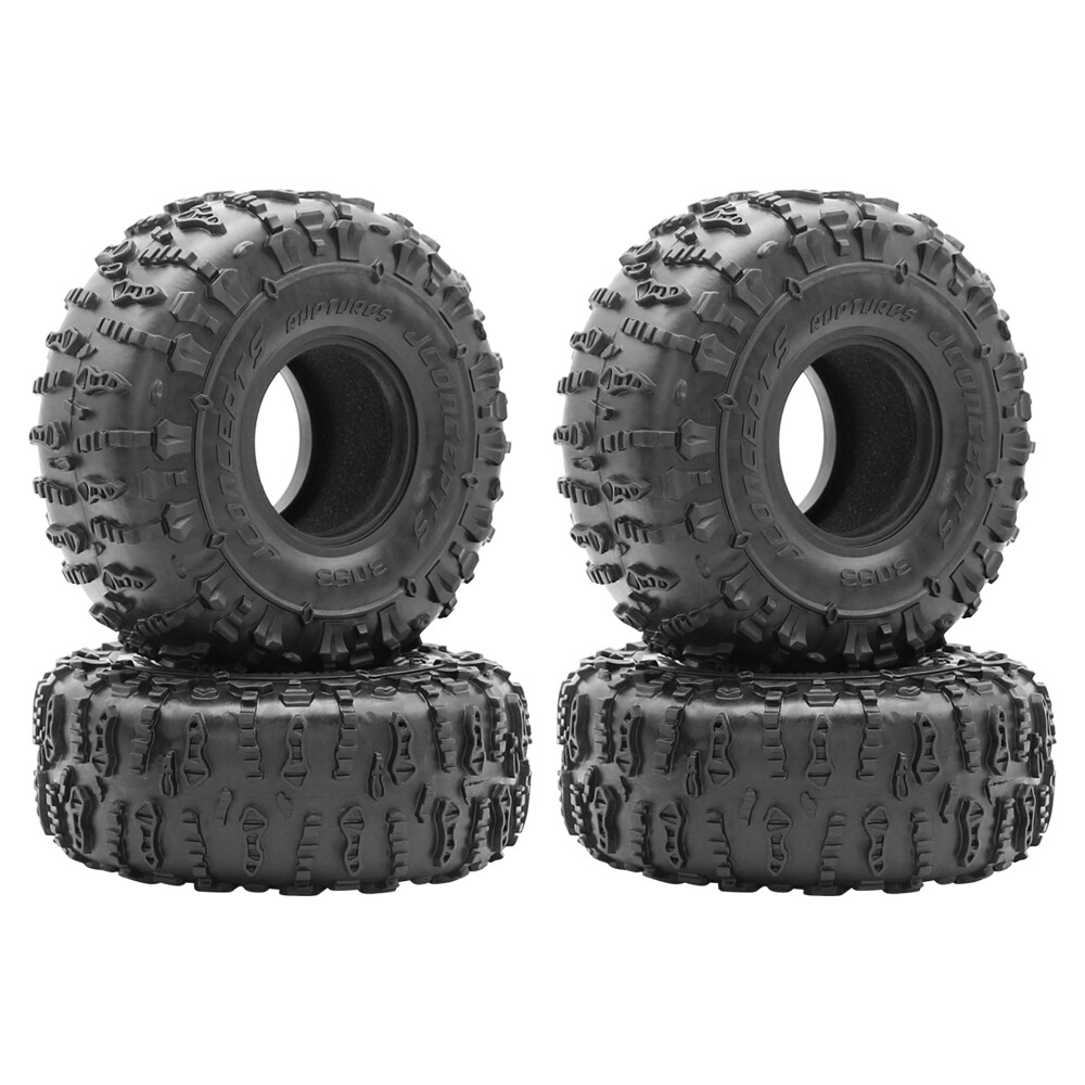 4PCS Tires 1.9Inch Jconcepts Rubber Tyre Wheel Tires For 1/10 Rc Crawler Traxxas