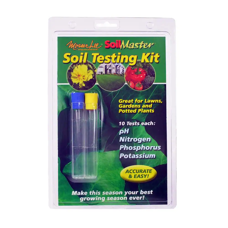 Soil Test Kit pH Nitrogen Phosphorus Potassium 40 Test Garden Lawn Soil Master