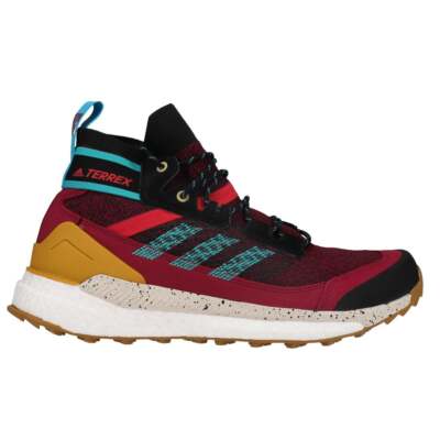 adidas Terrex Free Hiker Blue Hiking Womens Burgundy, Multi Sneakers Athletic S