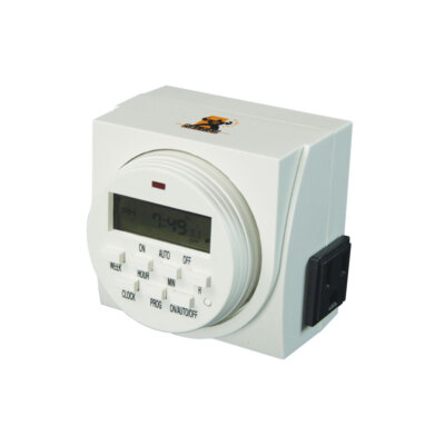120v Dual Outlet Digital Timer for Grow Lights & Hydropoinics