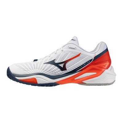 MIZUNO Neo Ace OC 61GB2663 02 White Red Width 2E Tennis Shoes