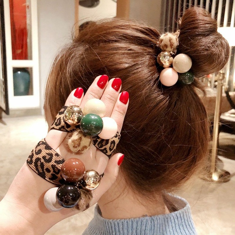 Accessories Colorful Korean Cute Ponytail Holder Hair Band