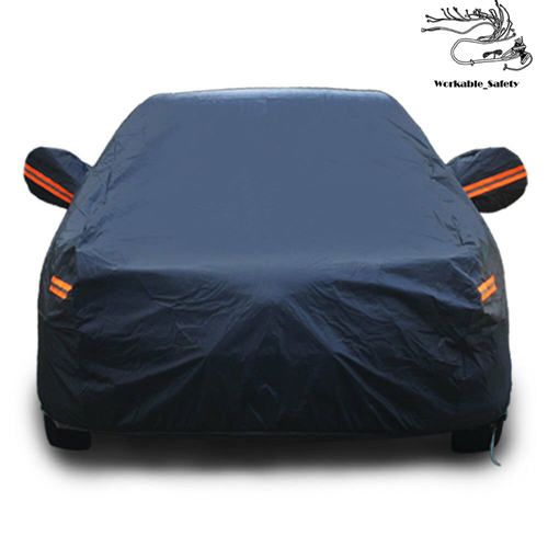 3XXL Car Cover Universal Waterproof Snow PEVA Breathable Protection For Sedan