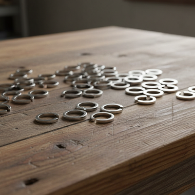Zinc Plated Spring Steel Split Lock Washers DIN 127B Helical Fasteners