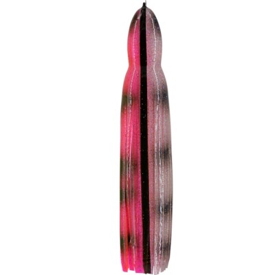 Pink & Starlight Mamba Squid Skirt- 13 sizes-with or without eyes - 2.5'' to 16''