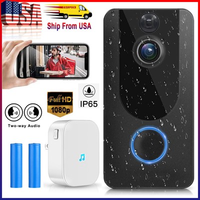P05 Two-Way Door Bell WiFi Wireless Video PIR Doorbell Smart Security HD Camera