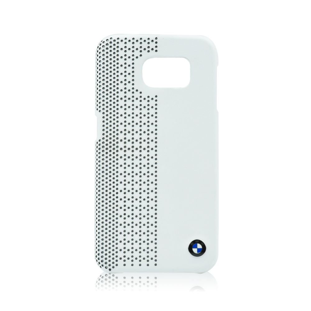 BMW HARD BMHCS6PEW CUSTODIA CASE per SAMSUNG SM G920 GALAXY S6 BIANCA