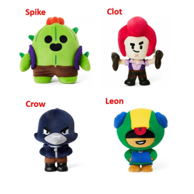 Line Friends x Supercell Brawl Stars Hero Spike Soft Plush Stuffed Home Toy  10