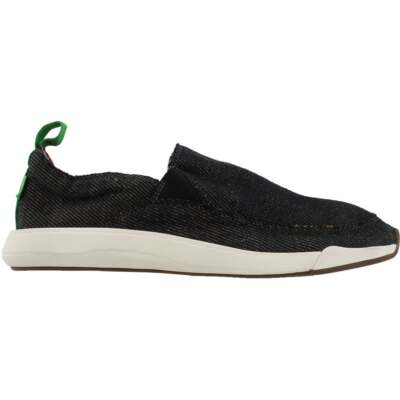 Мужские черные кроссовки Sanuk Chiba Quest Tx Slip On, повседневная обувь 1106779-BLK