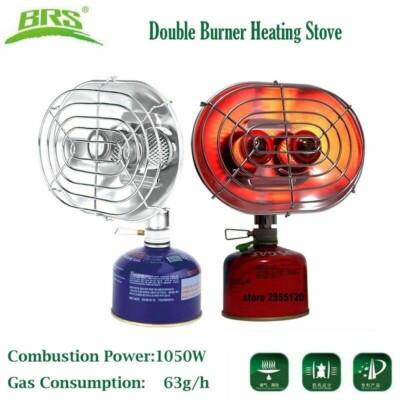 BRS-H22 Double Burner Heating Stove Infrared Ray Gas Heater for Fishing Camping