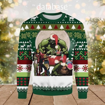 Hulk Have Yourself a Merry Marvel Ugly Christmas Sweater