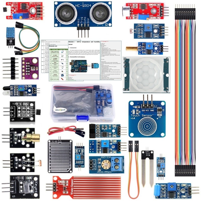 22-in-1 Sensor Module Kit for Arduino Raspberry Pi Beginner Learning