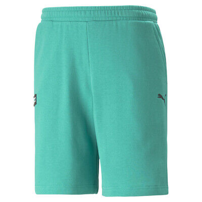 Puma Mapf1 Essential Shorts Mens Green Casual Athletic Bottoms 53369408
