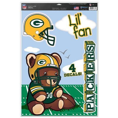 Набор наклеек Green Bay Packers Lil Fan 11x17