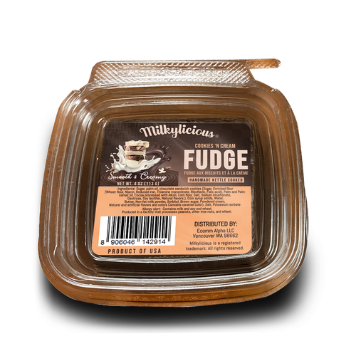 MILKYLICIOUS Walnut Fudge (4 oz)  - Available in 13 Flavors