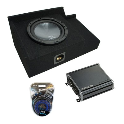 1999-2006 Chevy Silverado Ext Cab Truck Harmony R124 Single 12 Sub Box & CXA4001