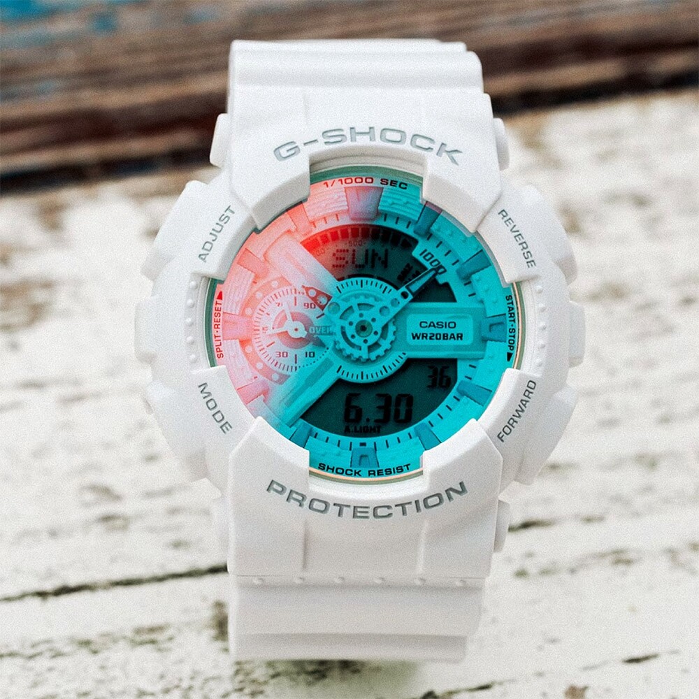 G-SHOCK GA－110TL 新品 GA110TL-7A | White Large Face G-SHOCK Watches | Casio G-SHOCK