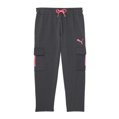 

Брюки Puma Fleece Cargo Pocket Tapered Leg Pant Youth Girls Black Casual 927214-02, Черный, Puma Fleece Cargo Pocket Tapered Leg Pant Youth