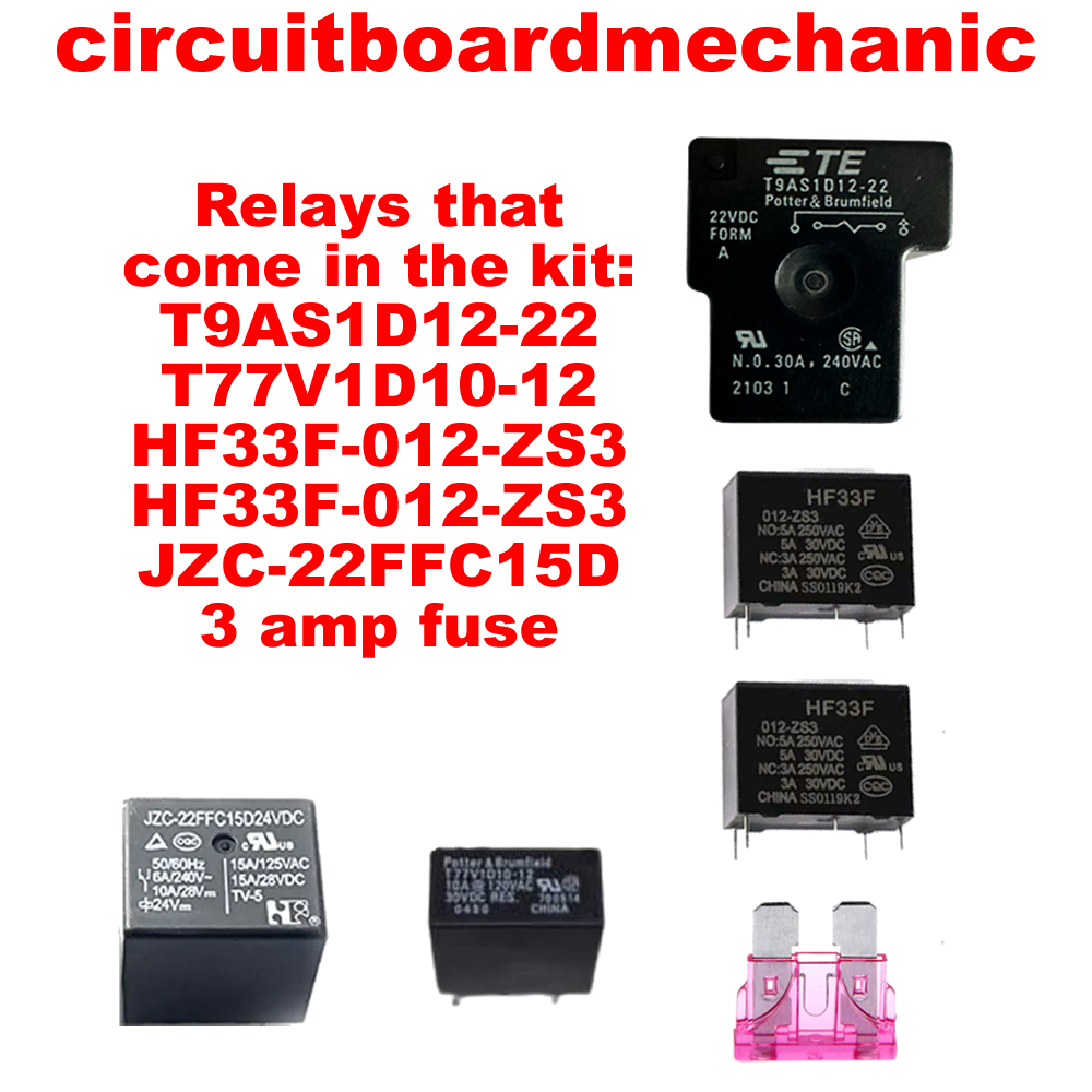 Repair Kit 62-103189-01 Rheem Ruud  Furnace control board 1095-206 Repair Kit