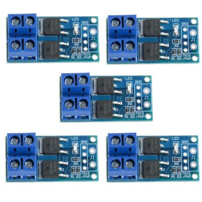 Anmbest 5PCS DC 5V-36V 15A(Max 30A) 400W Dual High-Power MOSFET Trigger Switc...