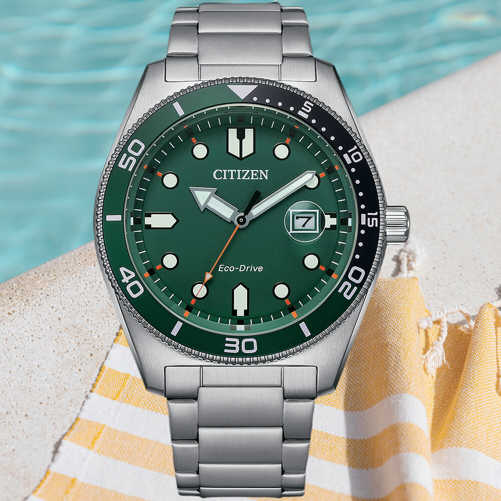 新品 海外限定 シチズン AW1768-80X エコドライブ 腕時計 ① Citizen Eco Drive Stainless Steel Diver Men's Watch AW1768