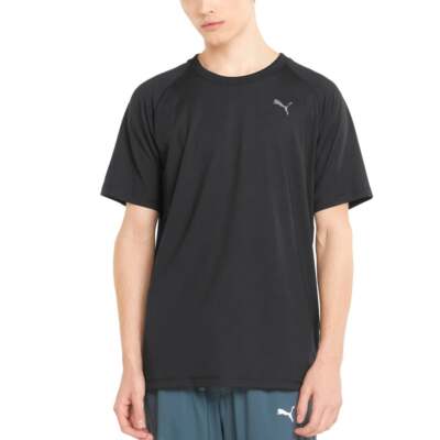 

Спортивная футболка Puma Studio Yogini Lite с круглым вырезом и коротким рукавом мужская черная Casua, Черный, Puma Studio Yogini Lite Crew Neck Short Sleeve Athletic T-Shirt