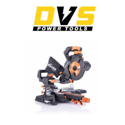 Evolution R185SMS+ Plus Compound Saw with Multi-Material Cutting 230V