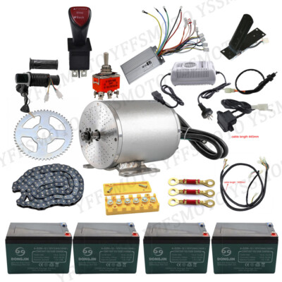 48V 1800W Brushless Motor Controller Brake Pedal Throttle for Go Karts ATV Buggy