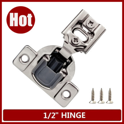1/2'' Overlay Soft Close Face Frame Kitchen Cabinet Hinges Nickel Finish