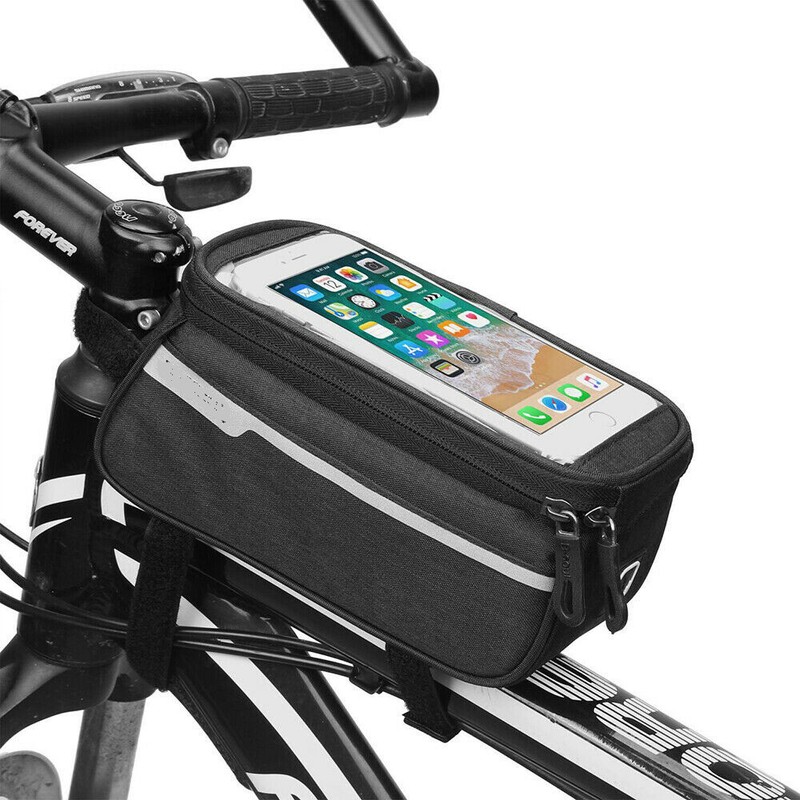 Bicycle Smart Phone Mobile Case Bike Cycle Cycling Frame Front Tube Bag 4.8/"
