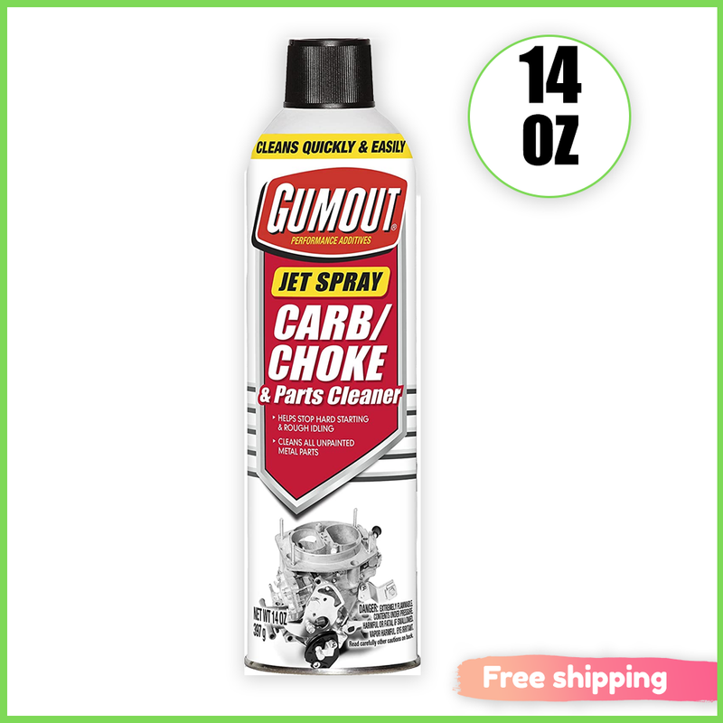 Gumout Carburetor & Choke Cleaner Valves Metal Parts Jet Spray Carb