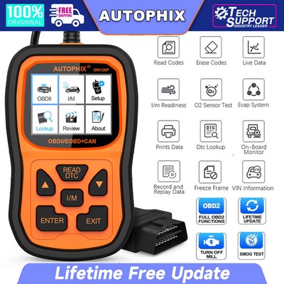 Autophix OM126P OBD2 Scanner Code Reader Car Check Engine Fault Diagnostic Tool