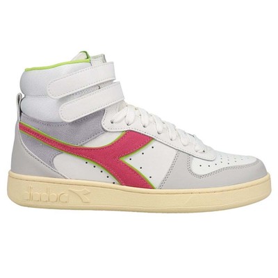 

Diadora Magic Basket Mid Lace Up Sneaker Женские белые кроссовки Повседневная обувь 1785, Белый, Diadora Magic Basket Mid Lace Up Sneaker