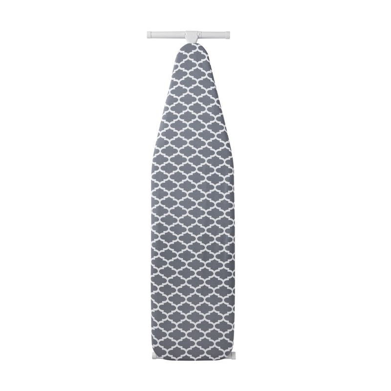 Deluxe Lattice Grey Removable Ironing Board Cover 54" X 15" 