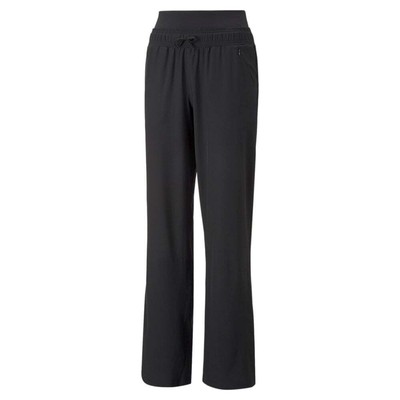

Puma Modest Activewear Wide Leg Training Pants Womens Black Casual 52178901, Черный, Puma Modest Activewear Wide Leg Training Pants
