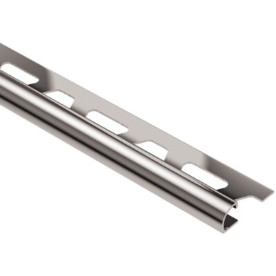 Schluter System RONDEC 5/16'' Stainless Steel Bullnose Tile Edge Trim SRO80E 2.5m
