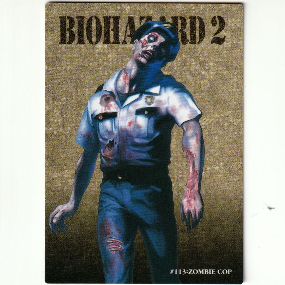 レア　希少　BIOHAZARD 2 1999 CALENDAR 1998 Resident Evil 2 Biohazard 2 Capcom Vintage Memory Card