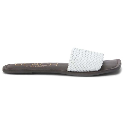 

Женские белые повседневные сандалии BEACH by Matisse Isle Slide ISLE-100, Белый, BEACH by Matisse Isle Slide