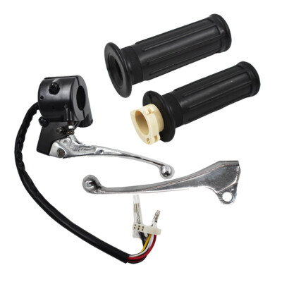  For Yamaha PW50 Y-Zinger Brake Throttle Housing Handle Lever Assembly LH/RH
