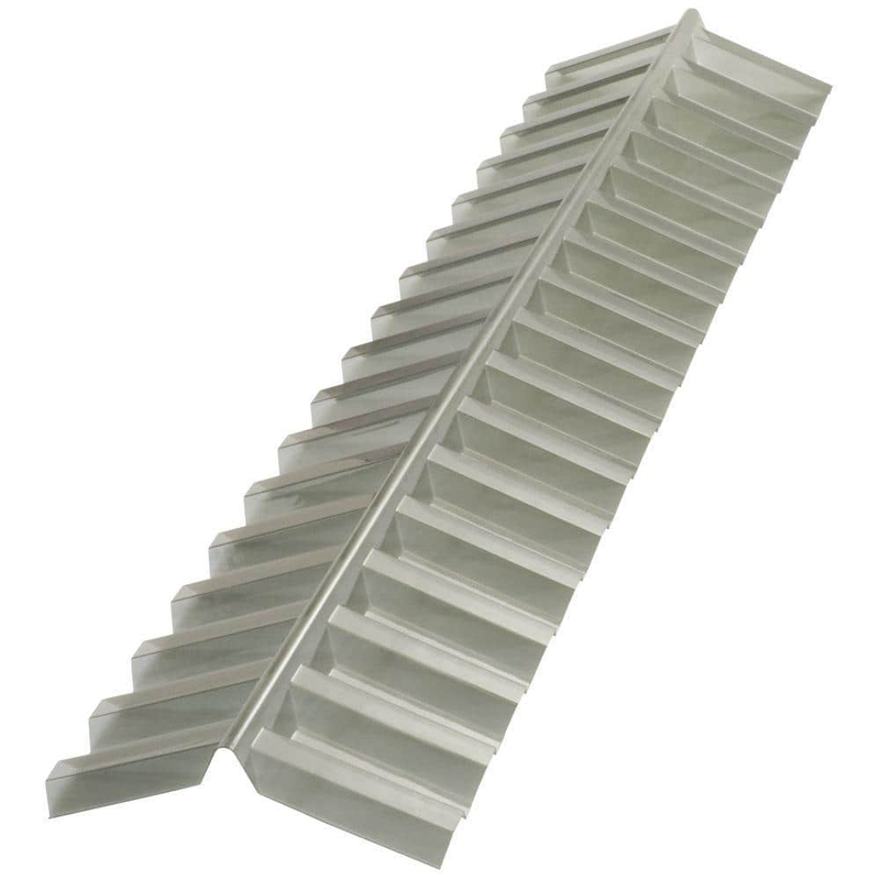 4 ft. Commercial Solar Grey Ridge Cap Corrugated Panel Flashing Plastic Roof New