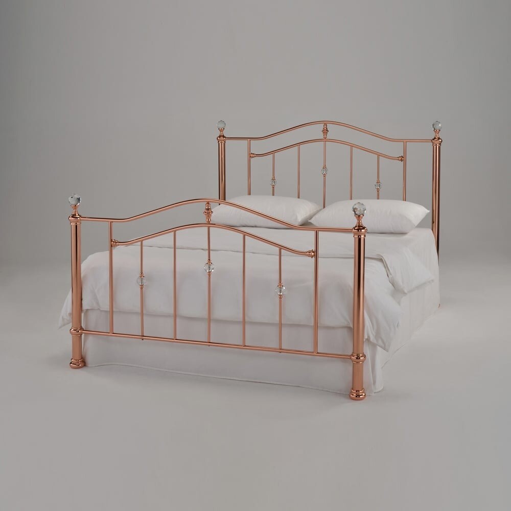 Brand New King Size Rose Gold Bed Frame Collection Bradford in