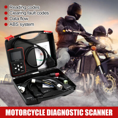 Motorcycle Code Reader Diagnostic Scanner for Honda Yamaha Suzuki  MST US