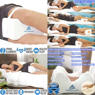 Pregnancy Knee Pillow for Side Sleepers Back Pain Relief Leg Pillow Wedge