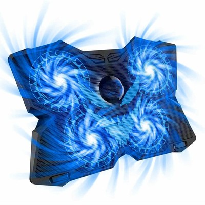 Laptop Cooling Pad,Gaming Laptop Cooler Stand mit 4 Silent Big Fans für Notebook