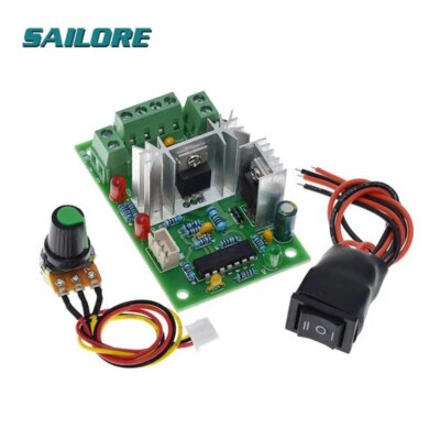 DC 6-30V 6A Motor Speed Controller Reversible PWM Control Forward/Reverse 