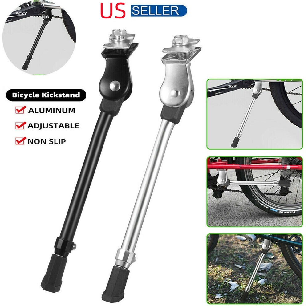 Bike Kick Stand Cycle Adjustable Alloy Foot Heavy Duty Prop 