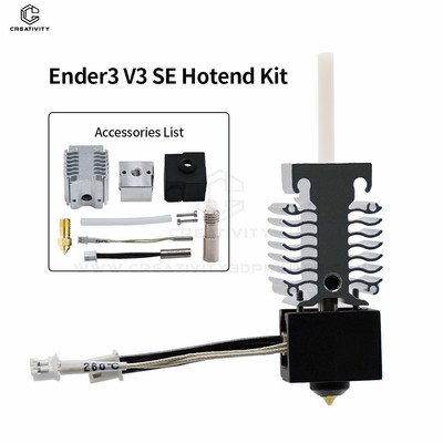 Creativity Ender3 V3 SE Hotend Kit 0.4mm Nozzle Bimetal Heatbreak 3dPrint J-Head