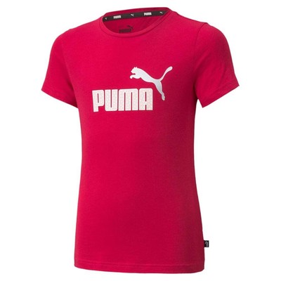 Повседневные топы Puma Essentials с круглым вырезом и логотипом для девочек, размер 2T, повседневные топы 587041-3