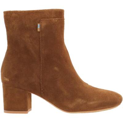 

Женские коричневые повседневные ботинки TOMS Evie Zippered Boots 10012474, Коричневый, TOMS Evie Zippered Booties