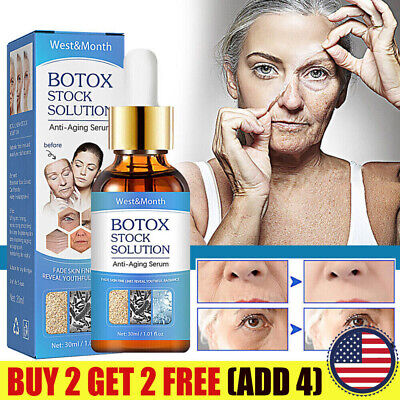 Botox Wrinkle Remover Instant Anti-Aging Face Serum Retinol Skin Tightening USA+